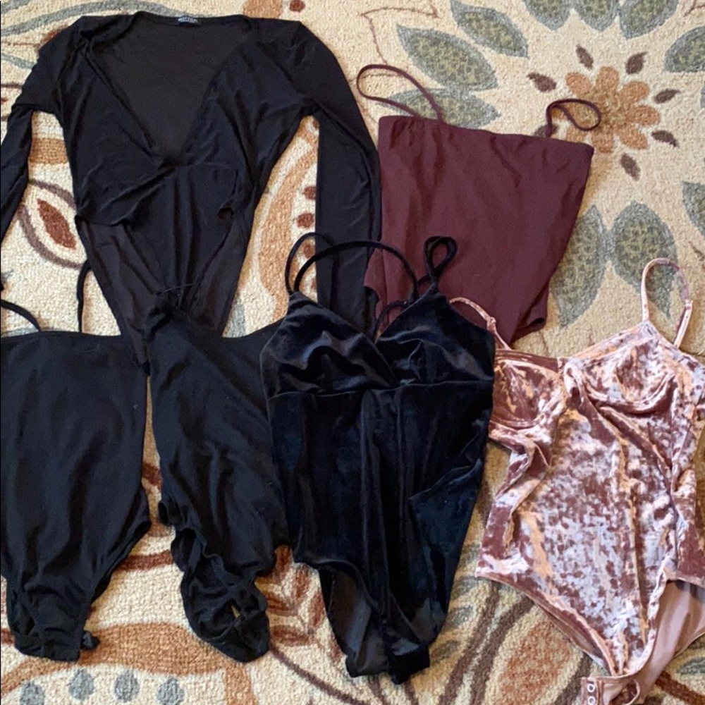 Bodysuits Size M Forever 21 Nasty Gal mixed lot